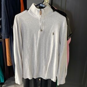 Men's (or Womens) Gray Polo Sweater